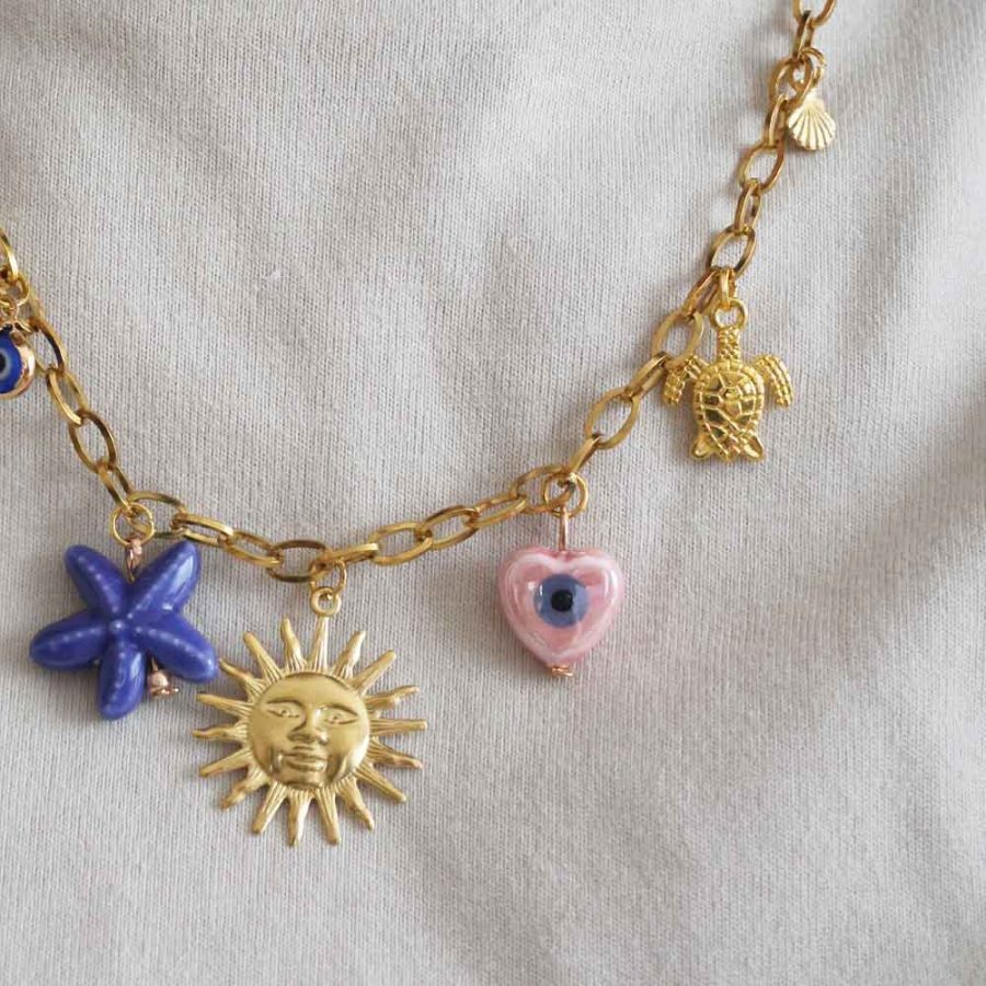 Collier-azur-charms-breloques-sud